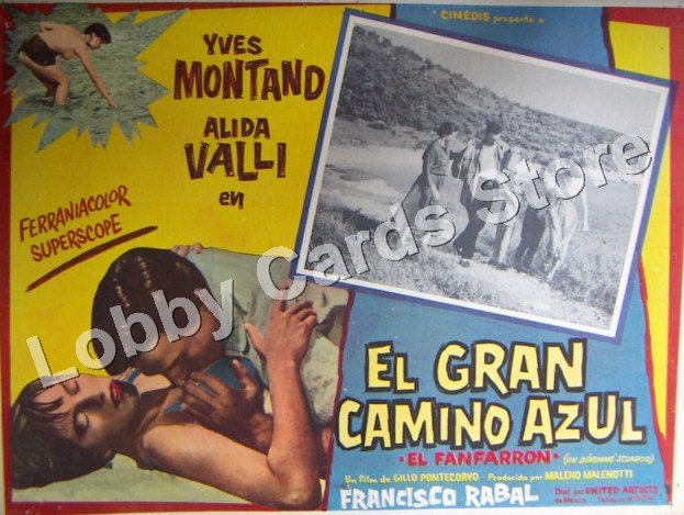 YVES MONTAND-/  EL GRAN CAMINO AZUL